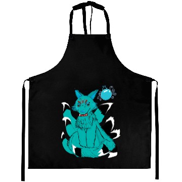 Discover Kyūbi no kitsune or Nine Tailed Fox Aprons
