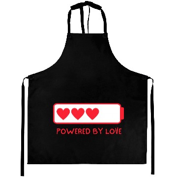 Discover Copy of Powered by love Aprons