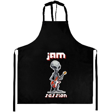 Discover ET Playing a Guitar Aprons