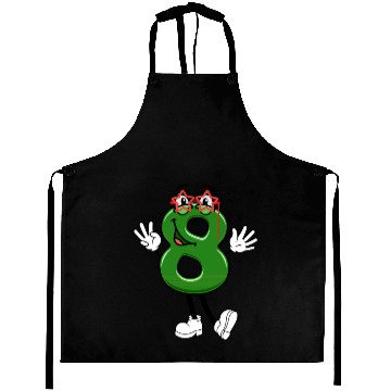 Discover Number Eight Galaxy Grin Cosmic Charm Aprons