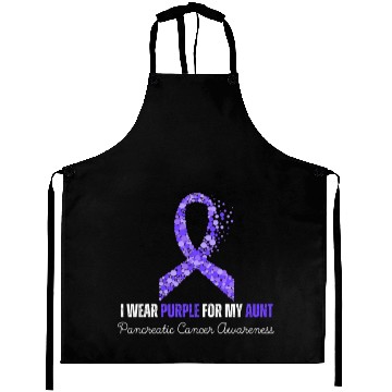 Discover I Wear Purple For My Anut Aprons