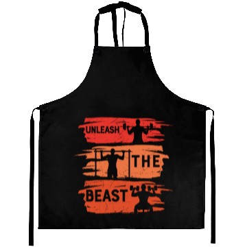 Discover Unleash The Beast Gym Aprons