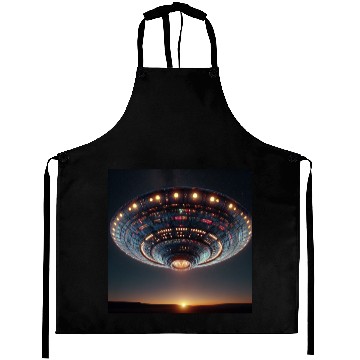 Discover Alien spaceship Aprons