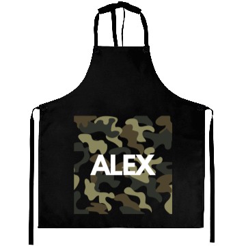 Discover Alex Name Aprons Men Good Quality Camouflage