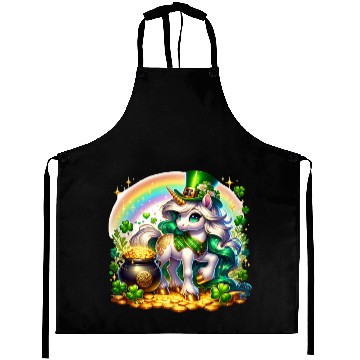 Discover Lucky Charm Unicorn – St. Patrick’s Day Magic Aprons