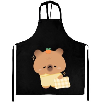 Discover Sleepy Capybara Aprons