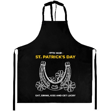 Discover EAT, DRINK, AND GET LUCKY! Aprons