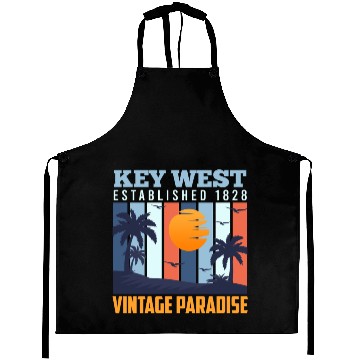 Discover KEY-WEST ESTABLISHED 1828 VINTAGE PARADISE Aprons