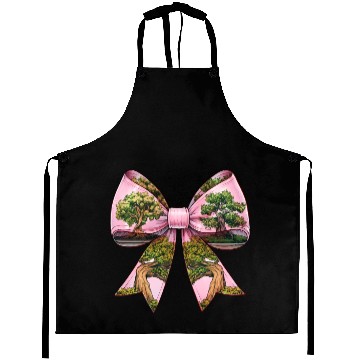 Discover Coquette Bow Bonsai Japanese Zen Mothers Day Aprons