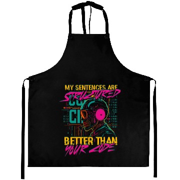 Discover Computer Linguist Aprons