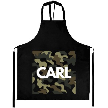 Discover Carl Name Aprons for Men Good Quality Camouflage
