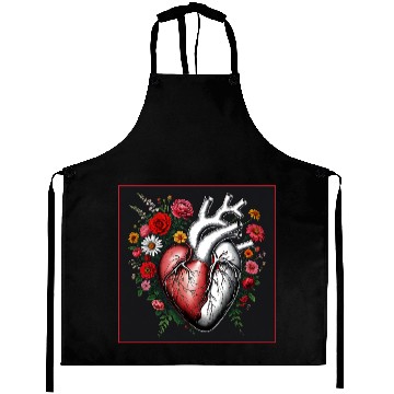 Discover Flower Heart Spring by Tobe Fonseca Aprons