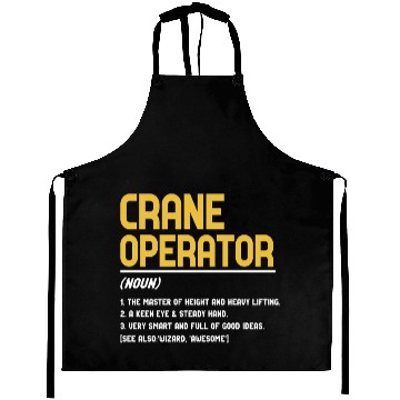 Discover Crane Operator Definition Funny Design Aprons