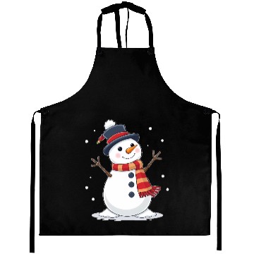 Discover Happy Snowman Aprons