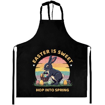 Discover Easter Is Sweet Hop Into Spring Aprons