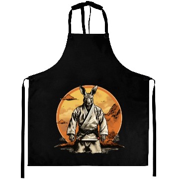 Discover Jiu Jitsu/Judo/Karate Fighter Kangaroo Aprons