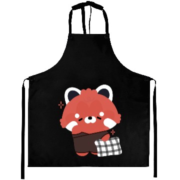 Discover Sleepy Red Panda Aprons