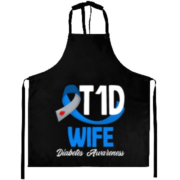 Discover T1D Wife Diabetes Type 1 Awareness Aprons