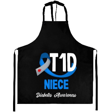 Discover T1D Niece Diabetes Type 1 Awareness Aprons