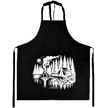 Discover Forest Camping By The Lake Nature Experience Aprons