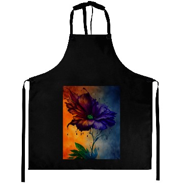 Discover flower abstract Aprons