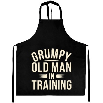 Discover Grumpy Old Man Aprons