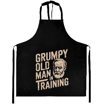 Discover Grumpy Old Man Aprons