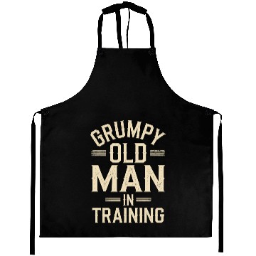 Discover Grumpy Old Man Aprons