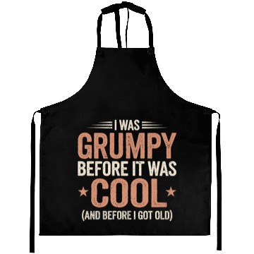 Discover Grumpy Old Man Aprons