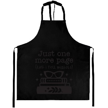 Discover Funny Book Lover Reading Design Aprons