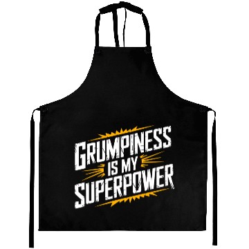Discover Grumpy Old Man Aprons