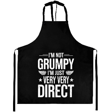 Discover Grumpy Old Man Aprons