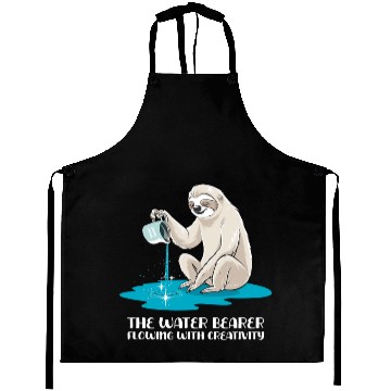 Discover Aquarius Zodiac Sloth: The Water Bearer Flowing Aprons