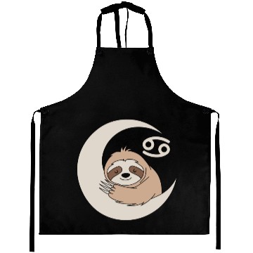 Discover Cancer Zodiac Sloth Embrace the Calmness Aprons