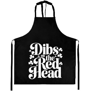 Discover Dibs on The Red Head Funny Saint Patrick's Day Aprons
