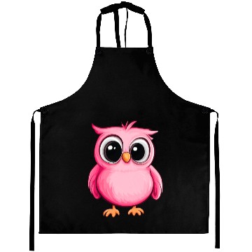 Discover Adorable pink owl Aprons
