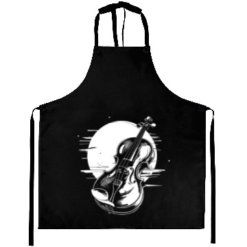 Discover Violin Graphic Aprons