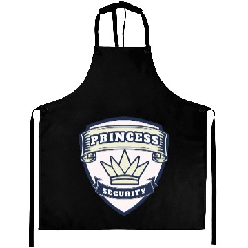 Discover princess security birthday Aprons