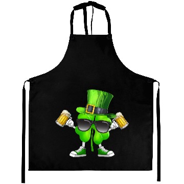 Discover Drinking Beer Shamrock Irish Patricks Day Aprons