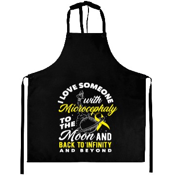 Discover Microcephaly Awareness Love To the Moon and Back Aprons