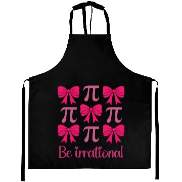 Discover Pi Day 2025 Cutie Pi Coquette Bow Cute MathTeacher Aprons