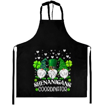Discover Shenanigans Coordinator St. Patricks Day Gnomes Aprons