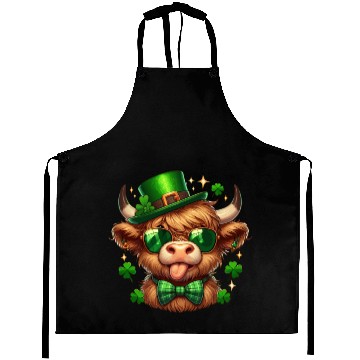 Discover St Patricks Day Aprons - Irish Lucky cow