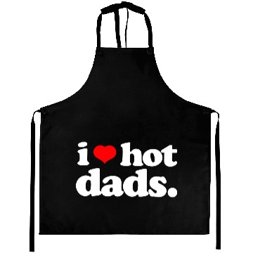 Discover I Love Hot Dads Aprons