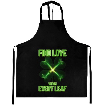 Discover Mystic Clover - Find love within every leaf Aprons