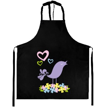 Discover Bird On Nest Aprons