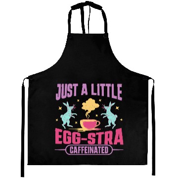 Discover Coffee lover Easter bunny Aprons gift