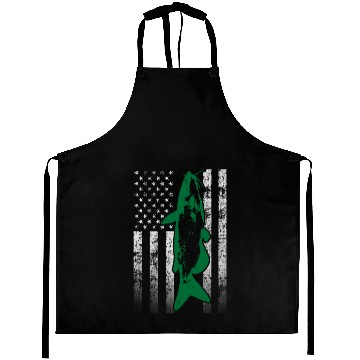 Discover American Flag Fish Aprons
