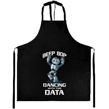 Discover AI Robotics Geek Tech Humor Robot Aprons
