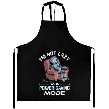 Discover AI Robotics Geek Tech Humor Robot Aprons